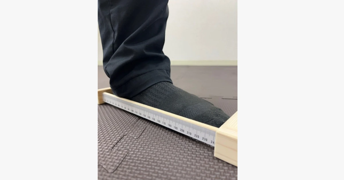 足のサイズ測定