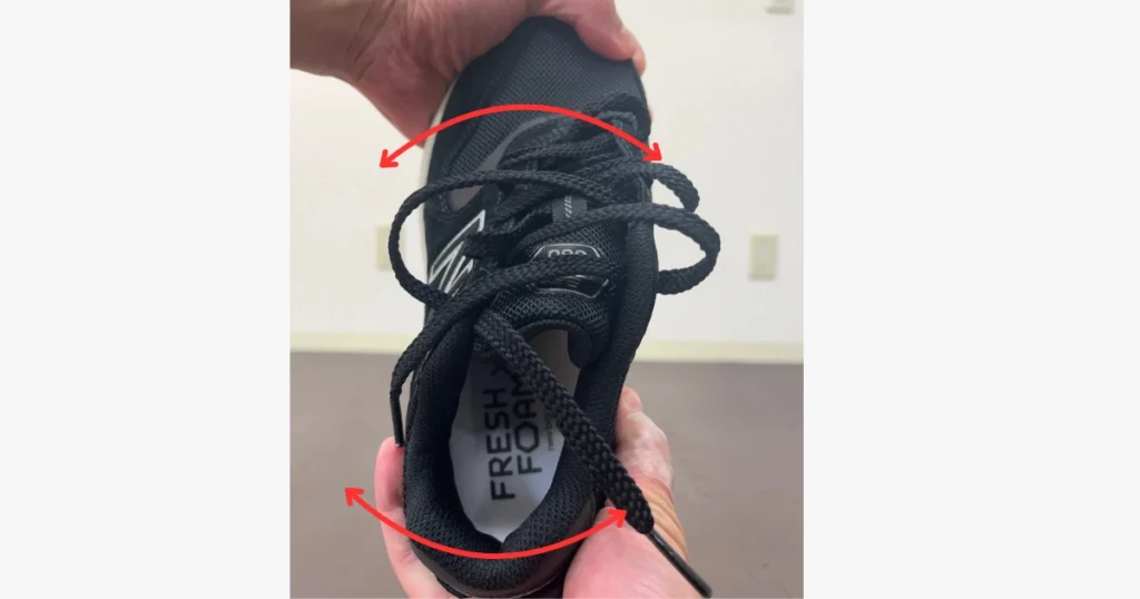 捻じれに強い靴