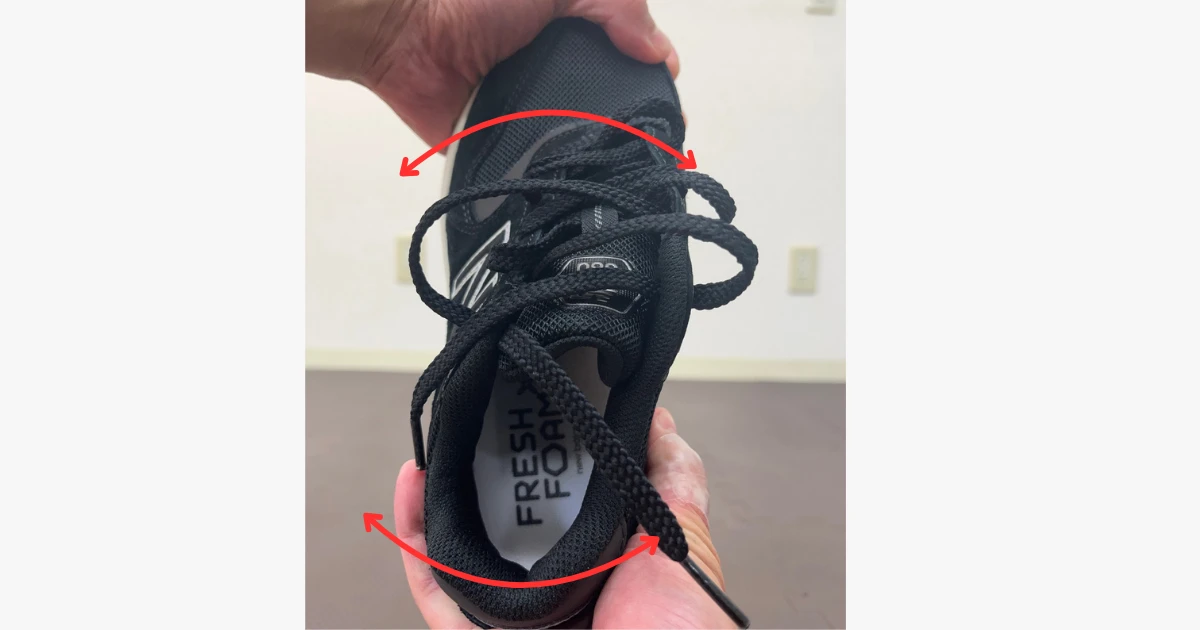 捻じれに強い靴