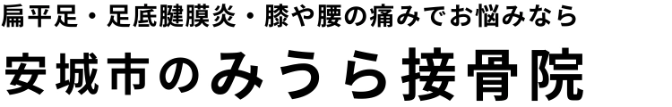 安城・刈谷・知立で接骨院をお探しなら|みうら接骨院